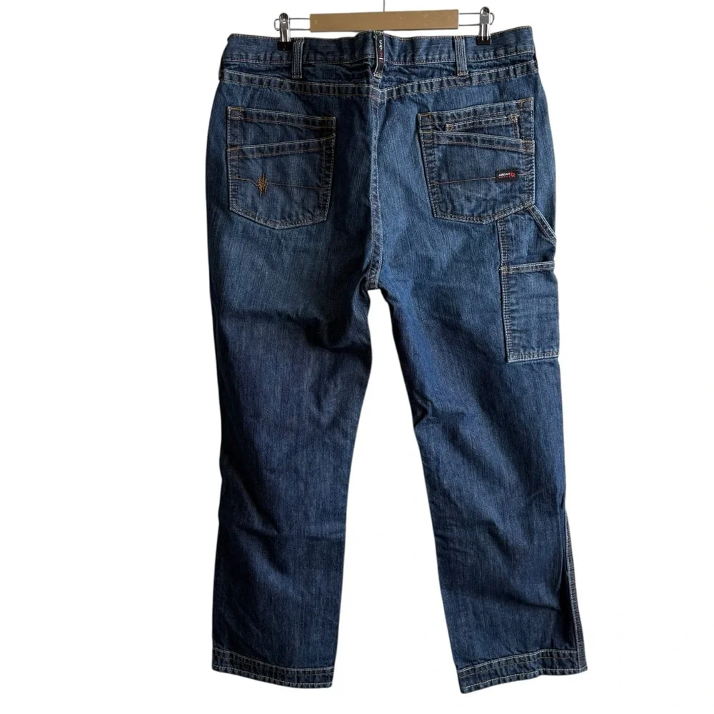 Ariat Men’s 42 M4 FR Relaxed Boot Jean Western Denim Workwear Utility Cowboy